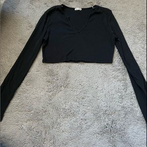 cropped long sleeve